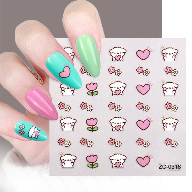 Cartoon Nail Sticker